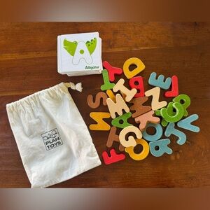 Plan Toys Alphabet A-Z Capital Letters Learning &Developmental Matching Toy 5168